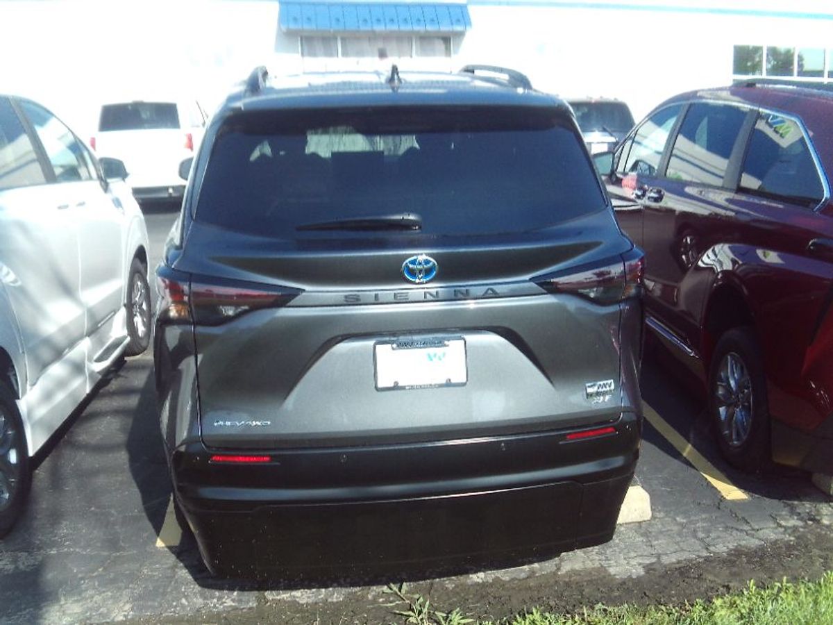 Grey Toyota Sienna with Side Entry Automatic In Floor ramp