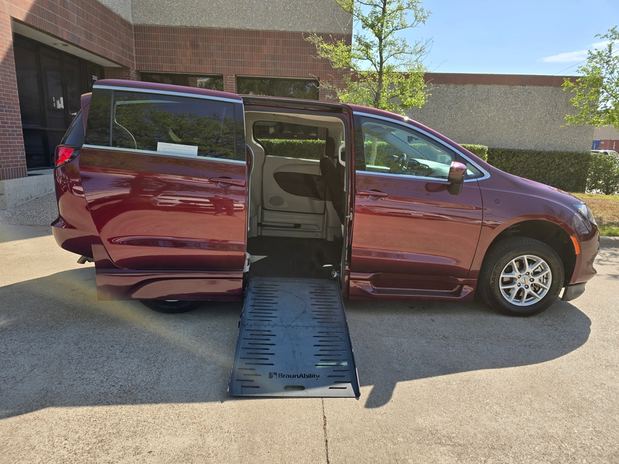 Used 2023 Chrysler Voyager LX Base - BraunAbility Side Entry Entry Fold Out Automatic Ramp