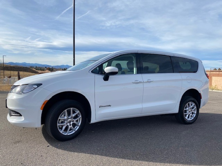 Used 2023 Chrysler Voyager LX - BraunAbility Rear Entry Entry Fold Out Manual Ramp
