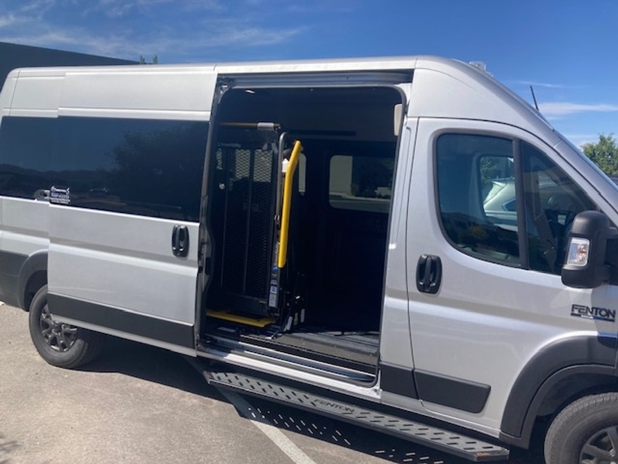 New 2024 Ram ProMaster SLT+ 2500 - Fenton Mobility Side Entry Lift Automatic Ramp