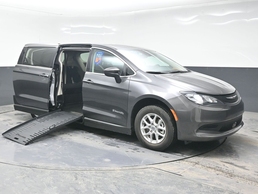 Used 2023 Chrysler Voyager LX - BraunAbility Side Entry Entry Fold Out Manual Ramp