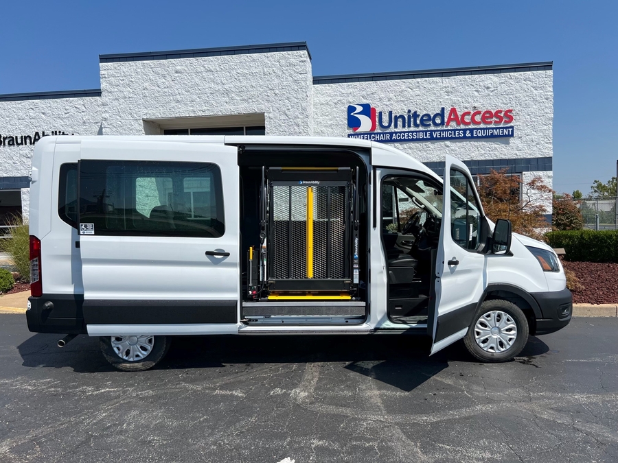 New 2026 Ford Transit 150 - Driverge Commercial Side Entry Lift Automatic Ramp