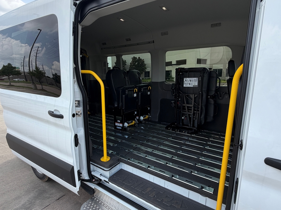 New 2026 Ford Transit 350 XL - Fenton Mobility Commercial Rear Entry Lift Automatic Ramp