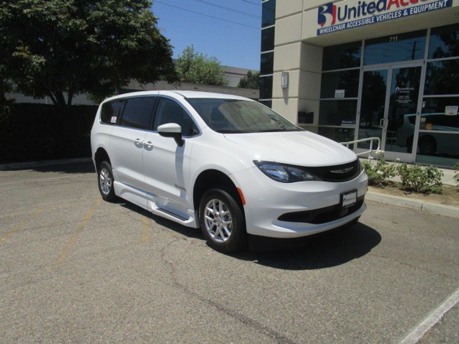 Used 2023 Chrysler Voyager LX Base - BraunAbility Side Entry Fold Out Automatic Ramp
