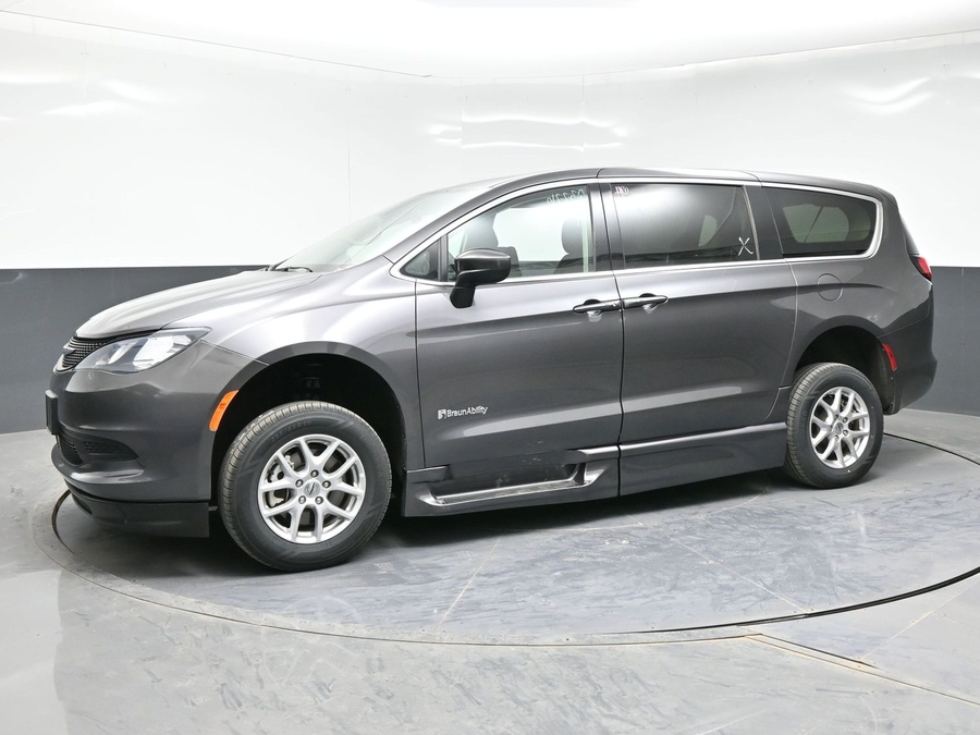 Used 2023 Chrysler Voyager LX - BraunAbility Side Entry Fold Out Automatic Ramp