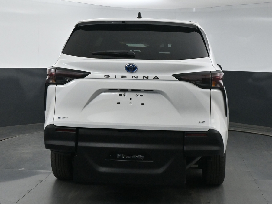 New 2025 Toyota Sienna Hybrid LE - BraunAbility Commercial Rear Entry Entry Fold Out Manual Ramp