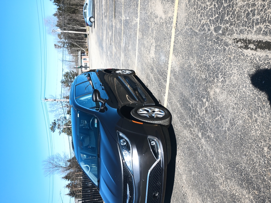 Grey Chrysler Pacifica with Side Entry Automatic In Floor ramp