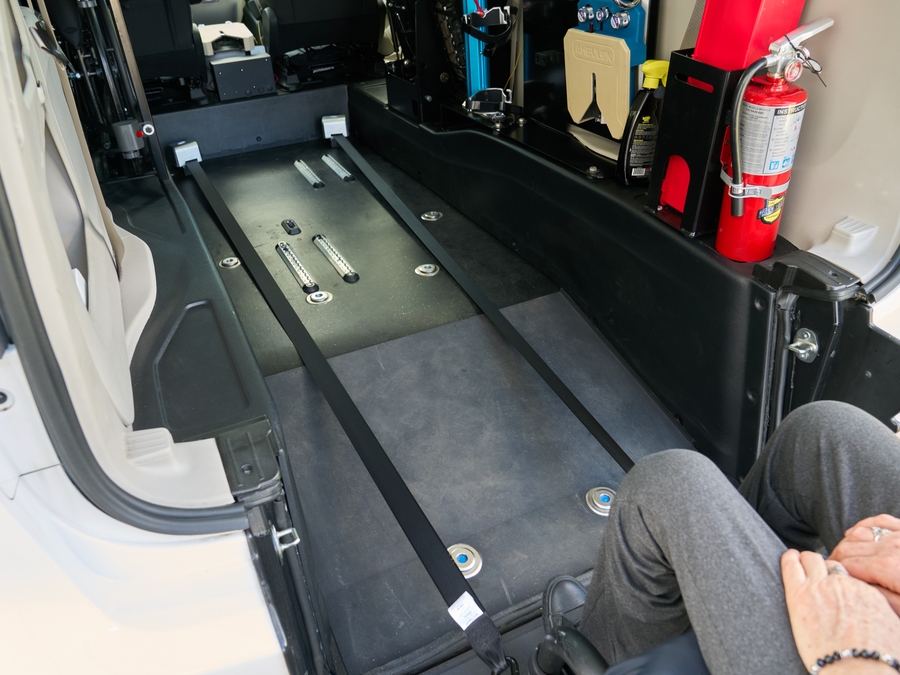 New 2025 Chrysler Voyager LX - BraunAbility Commercial Rear Entry Entry Fold Out Manual Ramp