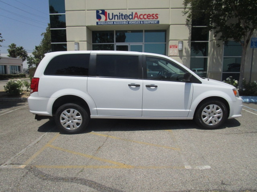 Used 2019 Dodge Grand Caravan SE - FR Conversions Commercial Rear Entry Entry Fold Out Manual Ramp