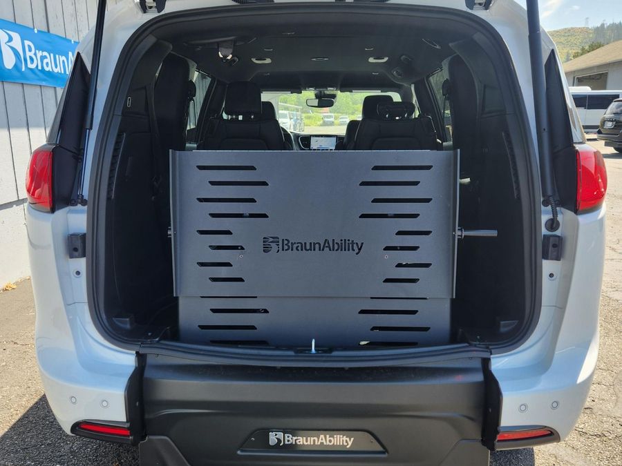 New 2025 Chrysler Voyager LX - BraunAbility Commercial Rear Entry Entry Fold Out Manual Ramp