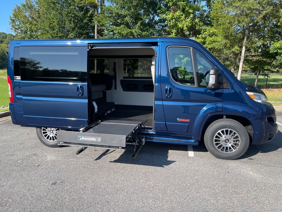 Blue Ram ProMaster with Side Entry Automatic Fold Out ramp