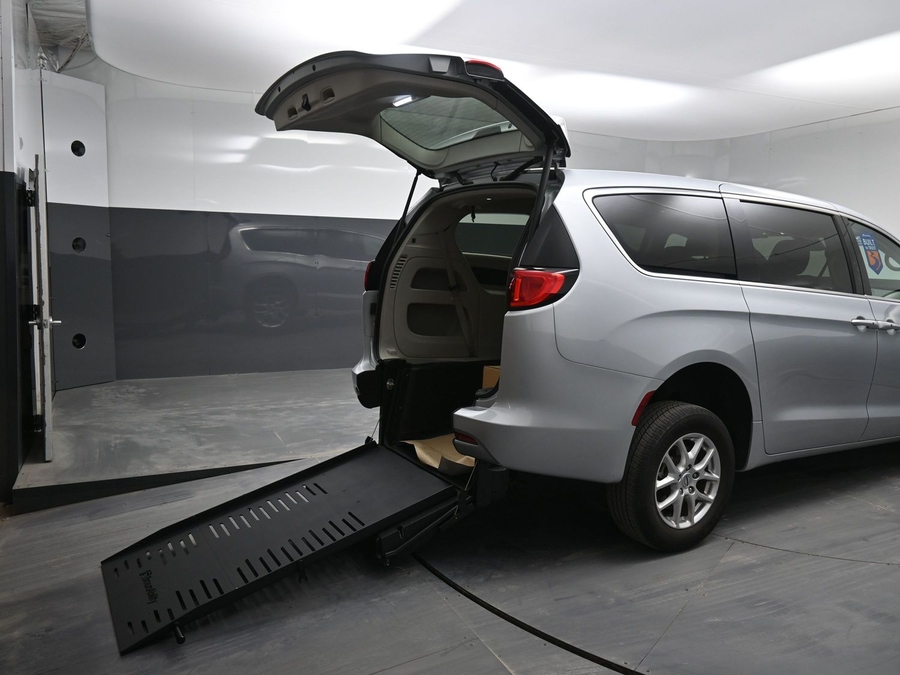 Used 2023 Chrysler Voyager LX - BraunAbility Rear Entry Entry Fold Out Manual Ramp