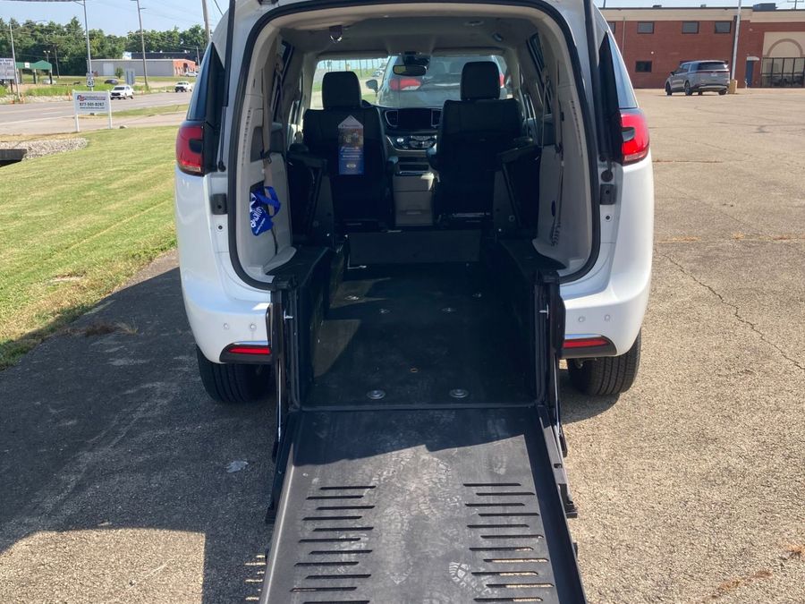 Used 2023 Chrysler Pacifica Touring L - BraunAbility Rear Entry Entry Fold Out Manual Ramp