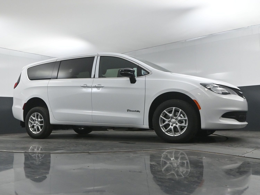 Used 2023 Chrysler Voyager LX - BraunAbility Rear Entry Fold Out Manual Ramp