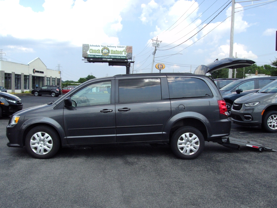 Used 2017 Dodge Grand Caravan SE - AMS Rear Entry Fold Out Manual Ramp