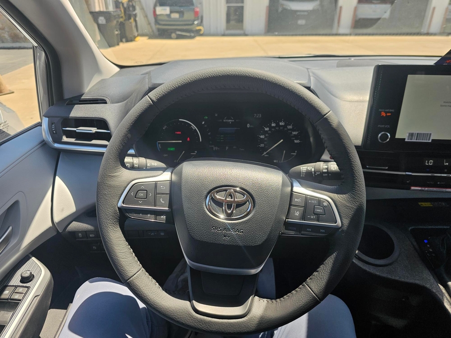 Grey Toyota Sienna with Side Entry Automatic In Floor ramp
