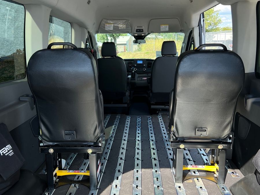 New 2024 Ford Transit 350 XL - Fenton Mobility Commercial Rear Entry Entry Lift Automatic Ramp