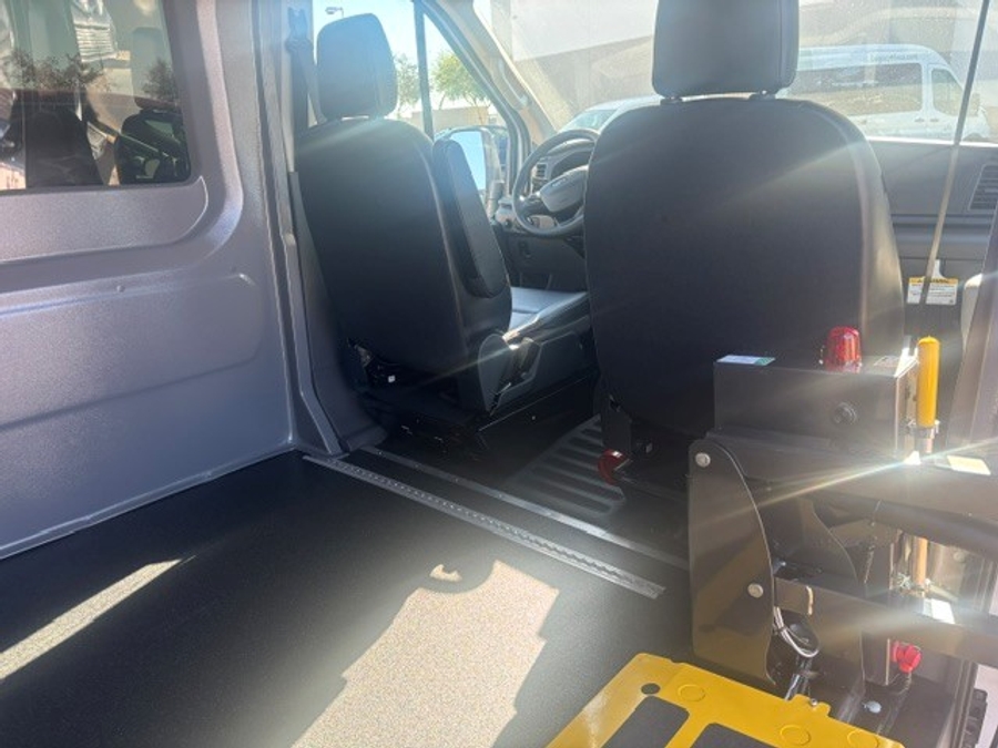 New 2026 Ford Transit 150 - SUNSET VANS Commercial Side Entry Lift Automatic Ramp