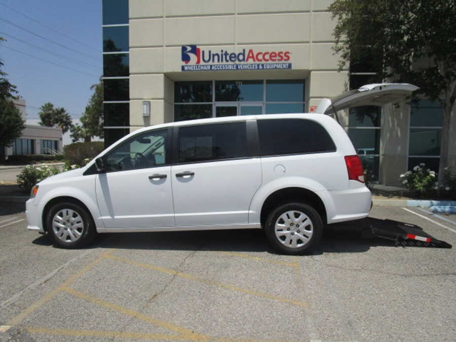 Used 2019 Dodge Grand Caravan SE - FR Conversions Commercial Rear Entry Entry Fold Out Manual Ramp