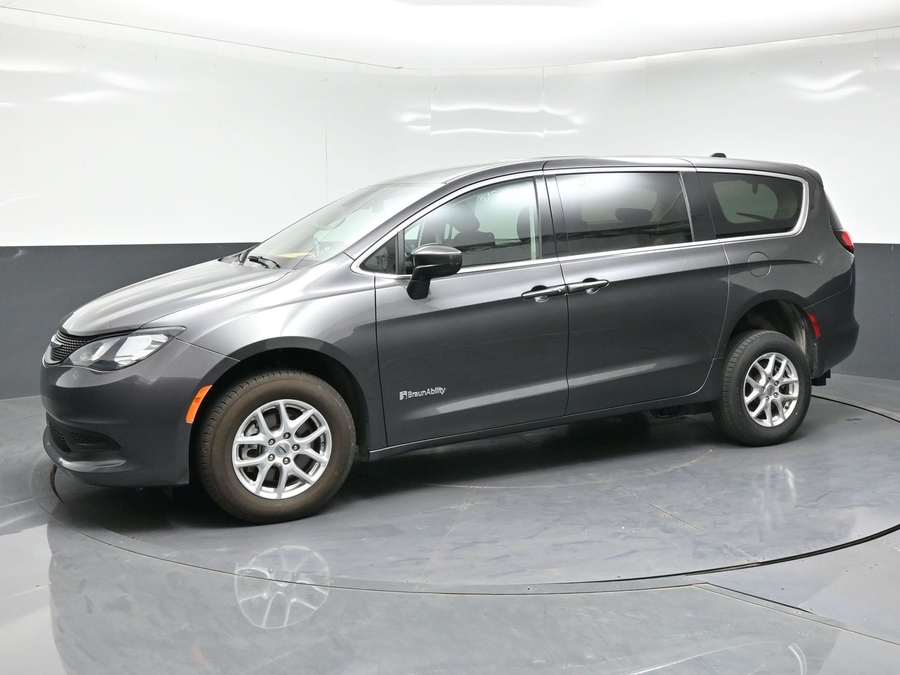 Used 2023 Chrysler Voyager LX - BraunAbility Rear Entry Fold Out Manual Ramp