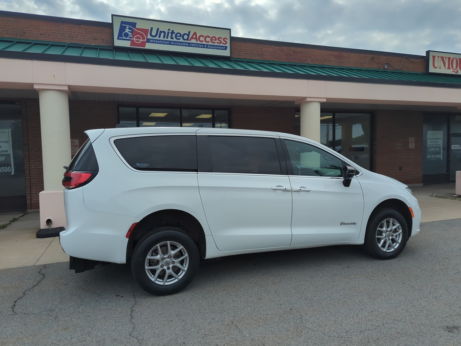 Used 2024 Chrysler Pacifica Touring - BraunAbility Rear Entry Fold Out Manual Ramp