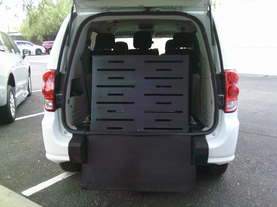 Used 2015 Dodge Grand Caravan SE - FR Conversions Rear Entry Fold Out Manual Ramp