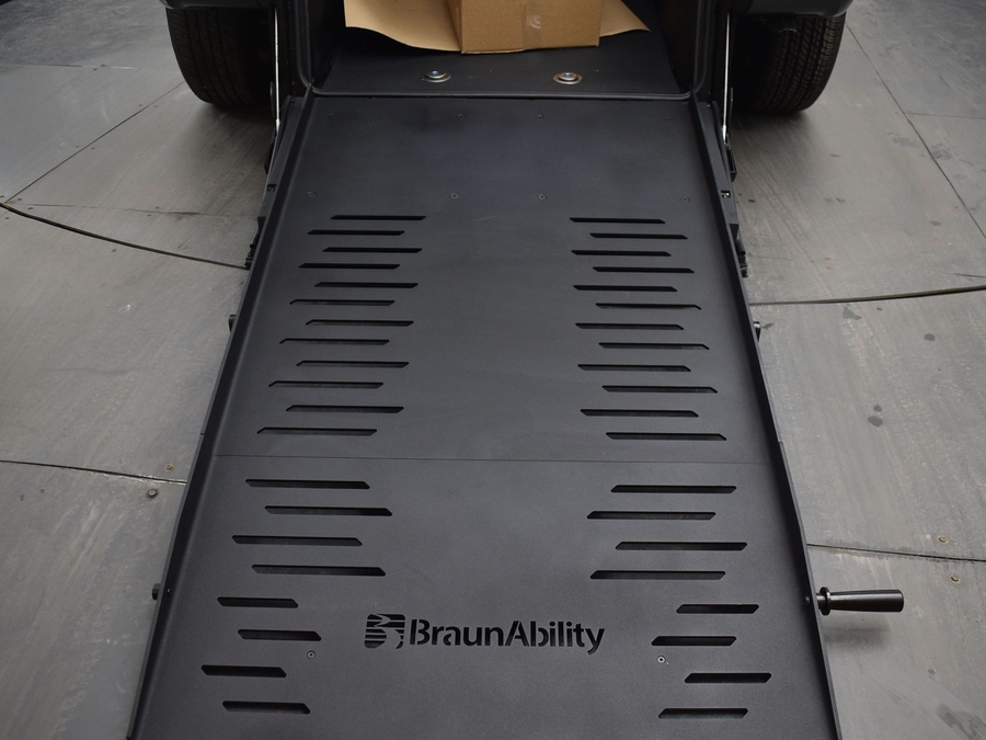 Used 2023 Chrysler Voyager LX CPO - BraunAbility Rear Entry Entry Fold Out Manual Ramp