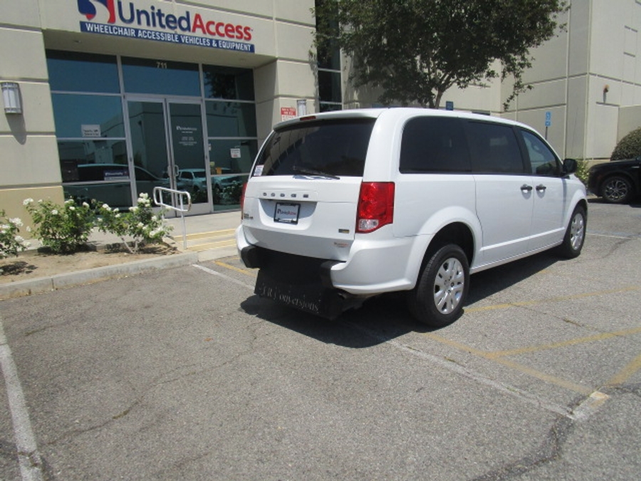 Used 2019 Dodge Grand Caravan SE - FR Conversions Commercial Rear Entry Entry Fold Out Manual Ramp