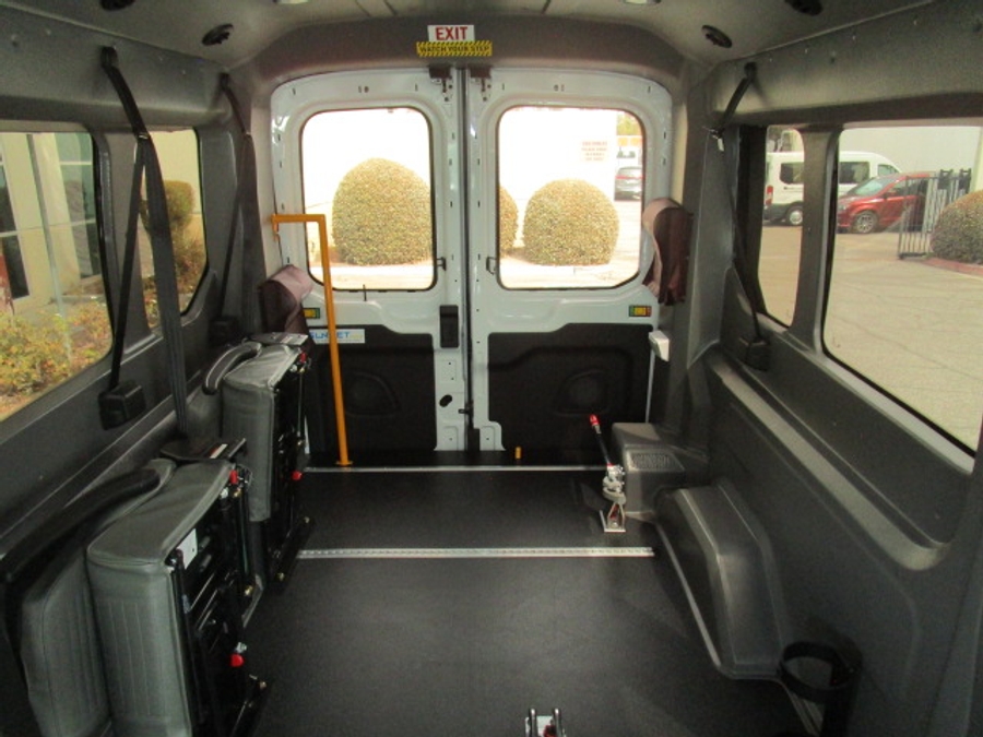 New 2026 Ford Transit 150 - SUNSET VANS Commercial Side Entry Lift Automatic Ramp