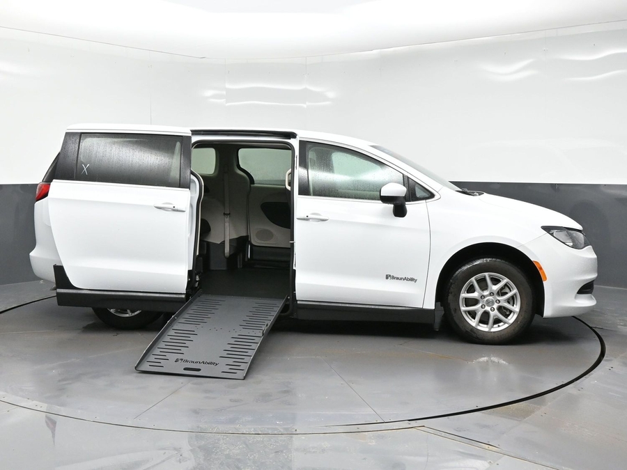 Used 2022 Chrysler Voyager LX - BraunAbility Side Entry Entry Fold Out Manual Ramp