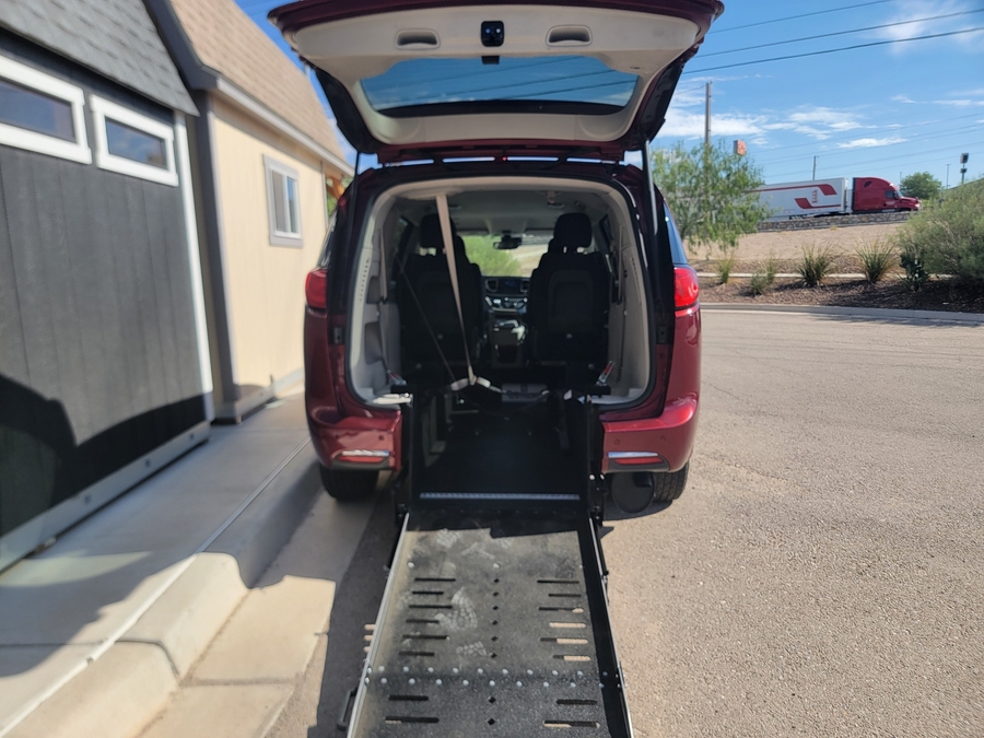 Used 2019 Chrysler Pacifica Touring Plus - AMS Rear Entry Fold Out Manual Ramp