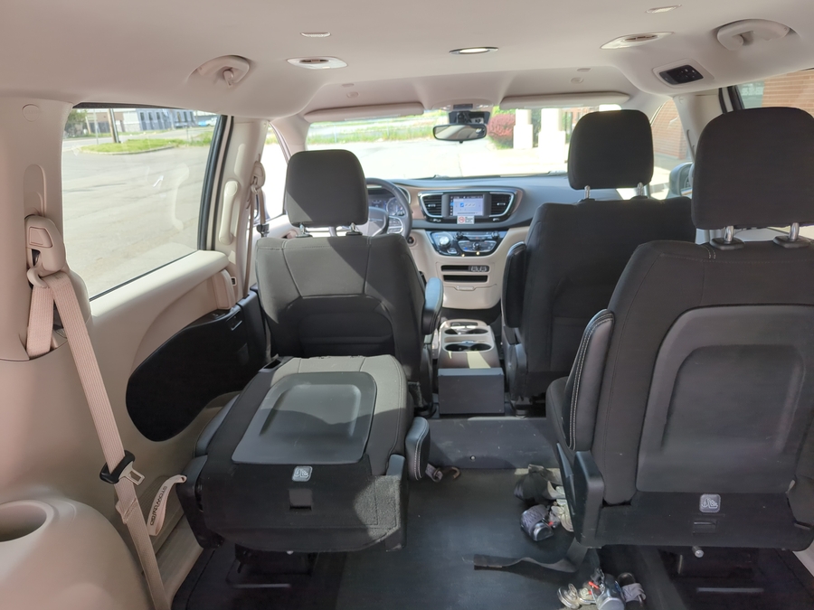 Used 2023 Chrysler Voyager LX - BraunAbility Rear Entry Entry Fold Out Manual Ramp