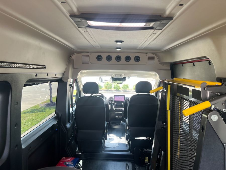 New 2024 Ram ProMaster SLT 2500 - Fenton Mobility Side Entry Entry Lift Automatic Ramp