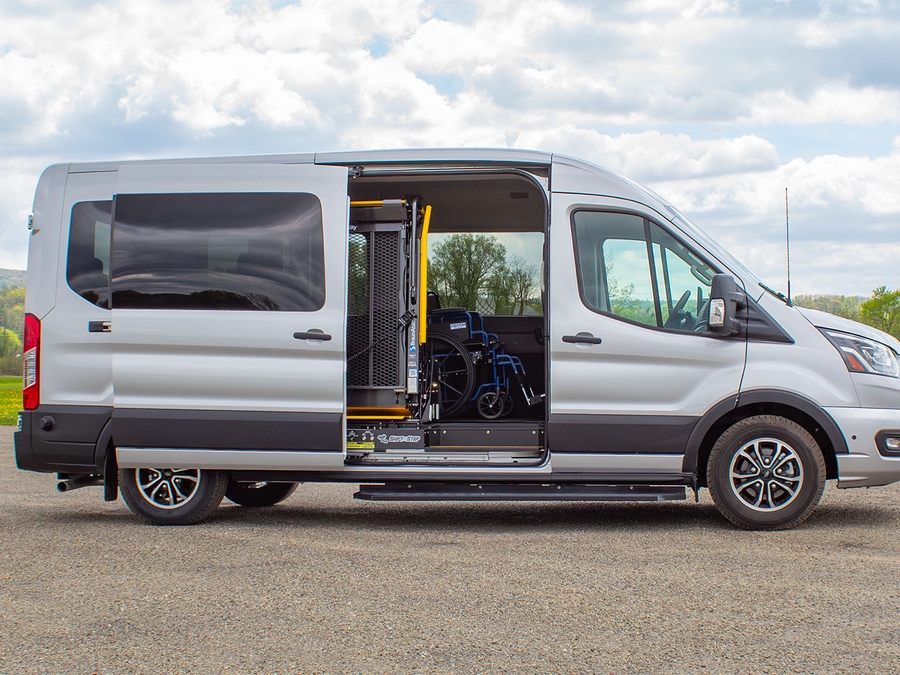 New 2024 Ford Transit 350 XLT - Fenton Mobility Side Entry Entry Lift Automatic Ramp