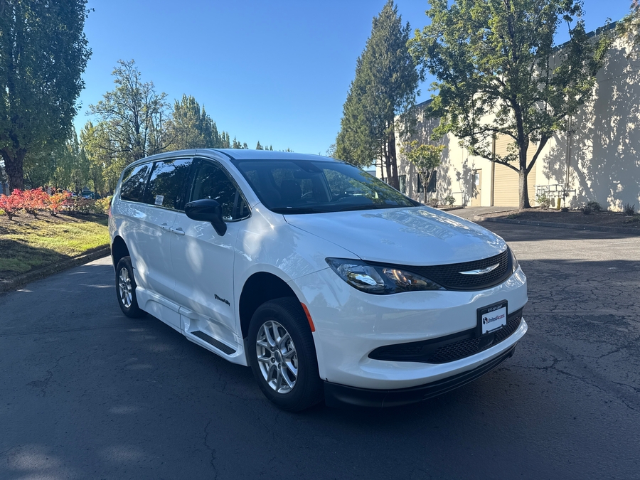Used 2024 Chrysler Voyager LX - BraunAbility Side Entry Entry Fold Out Automatic Ramp