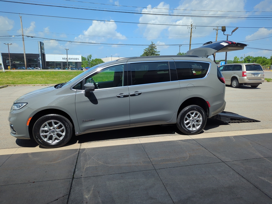 Used 2022 Chrysler Pacifica Touring L - BraunAbility Rear Entry Fold Out Manual Ramp