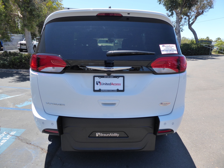 New 2026 Chrysler Voyager LX - BraunAbility Commercial Rear Entry Fold Out Manual Ramp