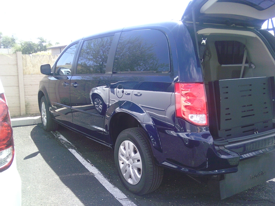 Used 2016 Dodge Grand Caravan SE - BraunAbility Rear Entry Fold Out Manual Ramp
