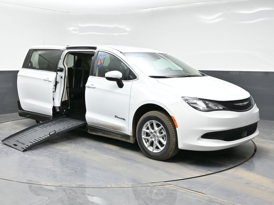 Used 2023 Chrysler Voyager LX - BraunAbility Side Entry Entry Fold Out Manual Ramp
