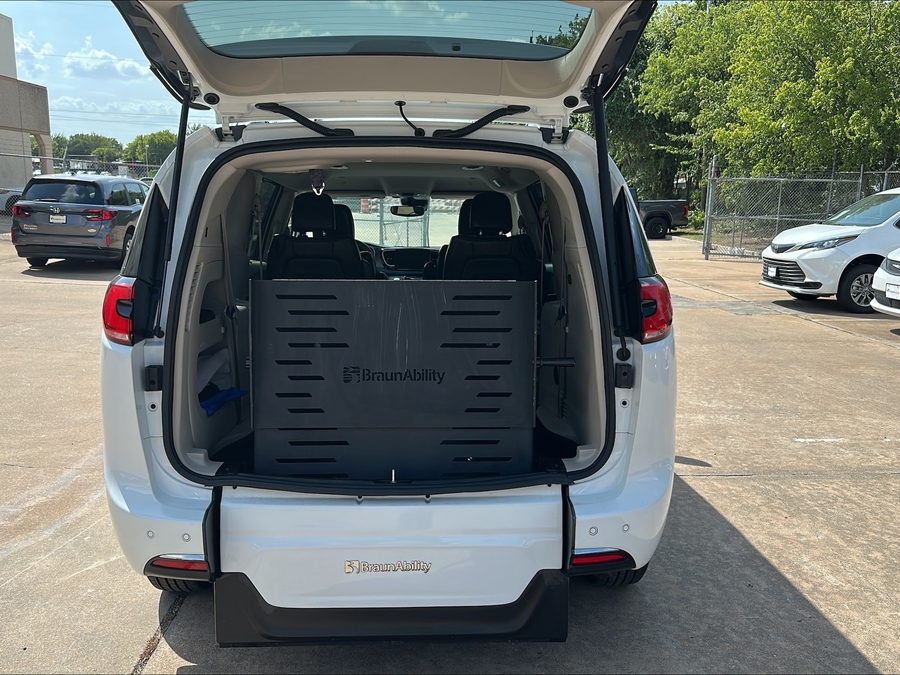 Used 2022 Chrysler Pacifica Touring L - BraunAbility Rear Entry Fold Out Manual Ramp