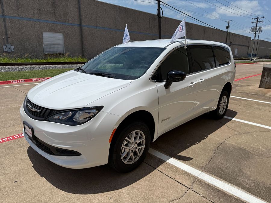 New 2025 Chrysler Voyager LX - BraunAbility Commercial Rear Entry Entry Fold Out Manual Ramp