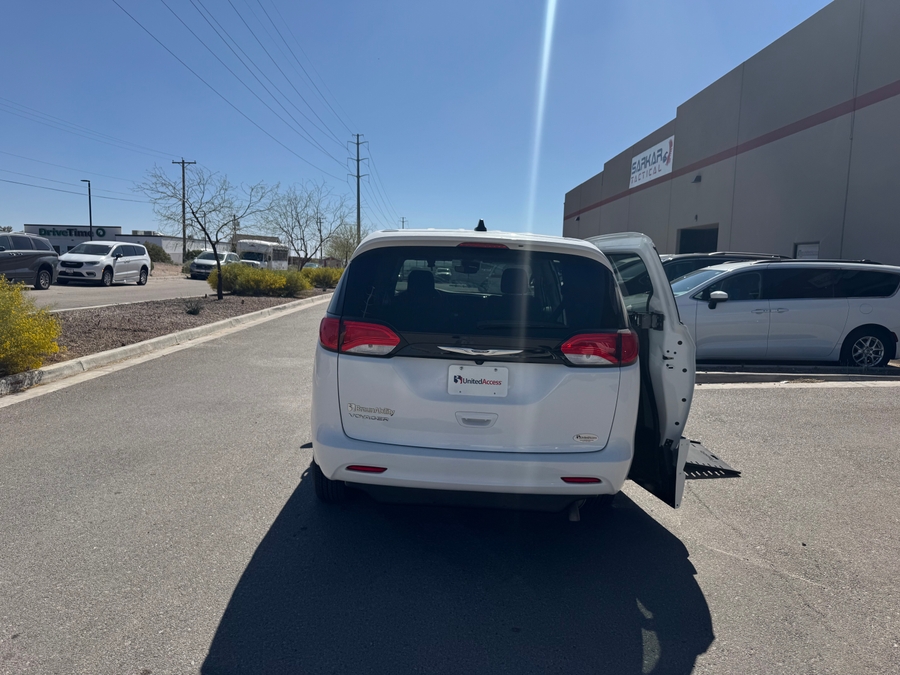 Used 2023 Chrysler Voyager LX base - BraunAbility Side Entry Entry In Floor Automatic Ramp