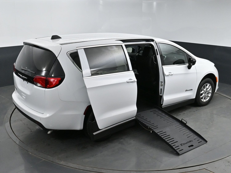Used 2024 Chrysler Voyager LX - BraunAbility Commercial Side Entry Entry Fold Out Manual Ramp