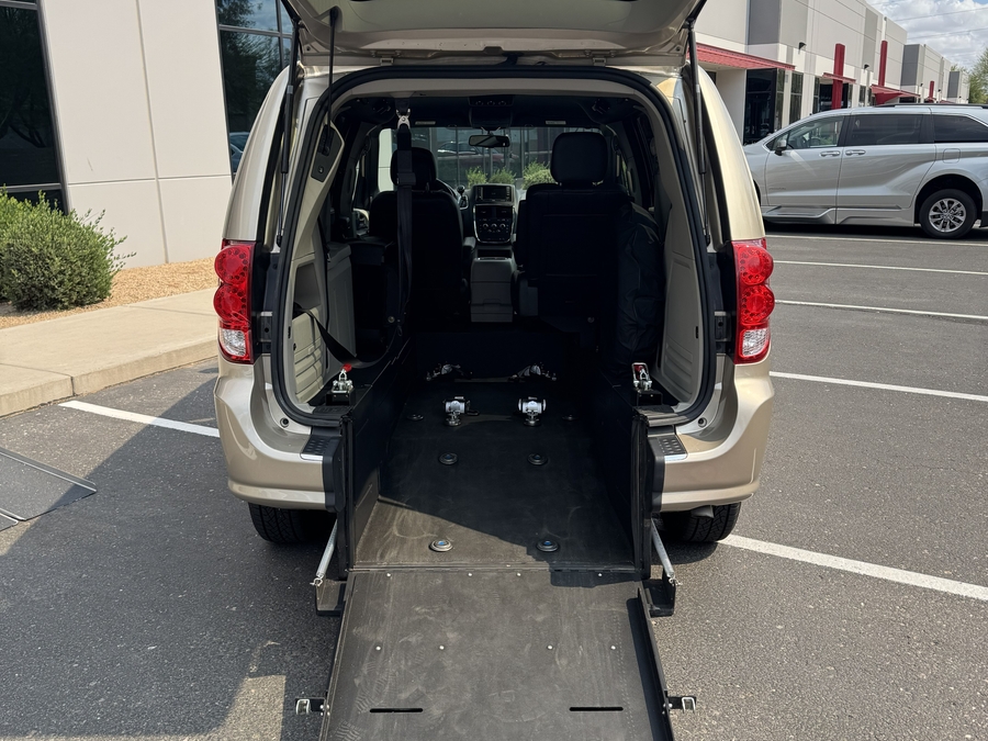Used 2014 Dodge Grand Caravan SXT 30th Anniversary - Ryno Rear Entry Entry Fold Out Manual Ramp