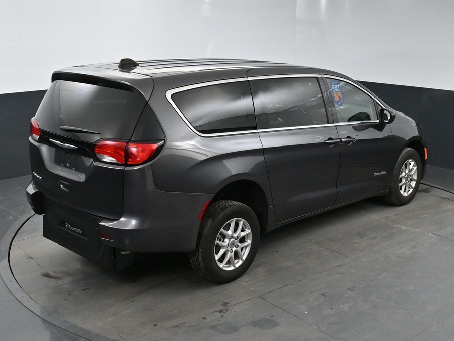 Used 2023 Chrysler Voyager LX CPO - BraunAbility Rear Entry Entry Fold Out Manual Ramp