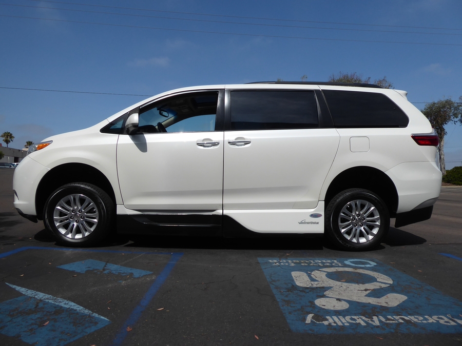 Used 2015 Toyota Sienna XLE - VMI Side Entry In Floor Automatic Ramp