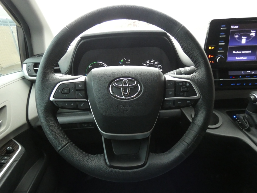 Grey Toyota Sienna with Side Entry Automatic In Floor ramp