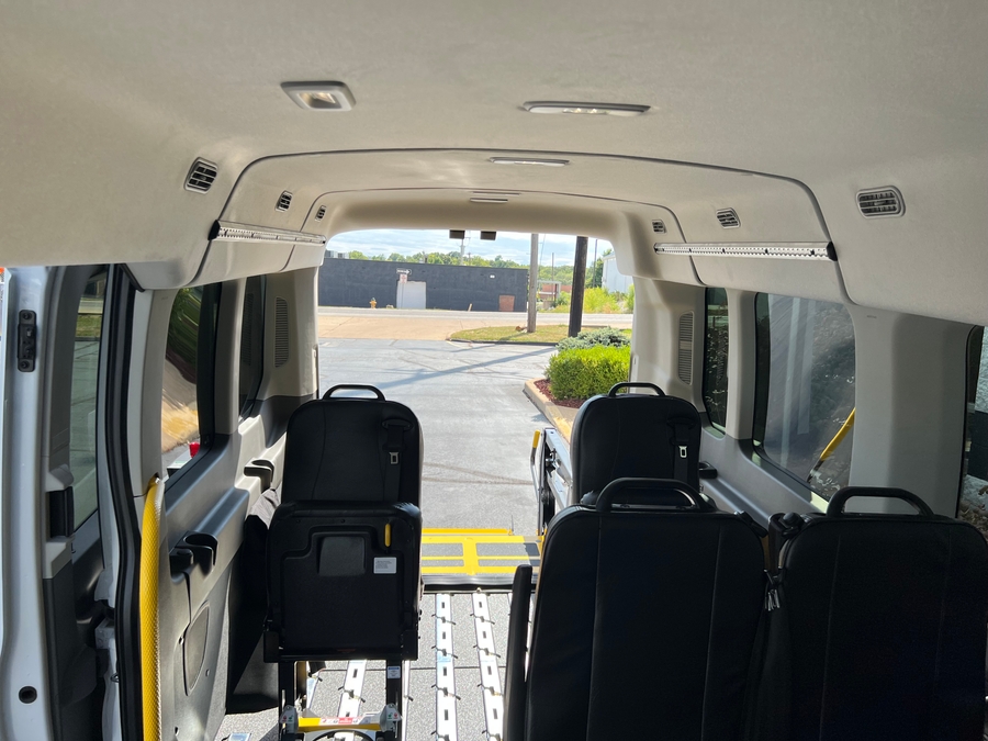 New 2024 Ford Transit 350 XL - Fenton Mobility Commercial Rear Entry Entry Lift Automatic Ramp