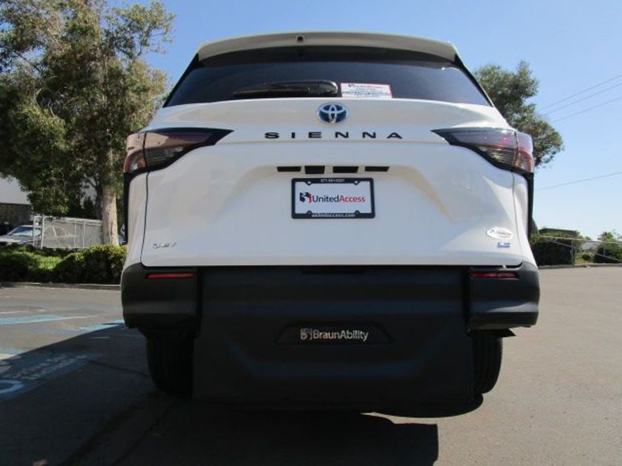 New 2025 Toyota Sienna Hybrid LE - BraunAbility Commercial Rear Entry Entry Fold Out Manual Ramp