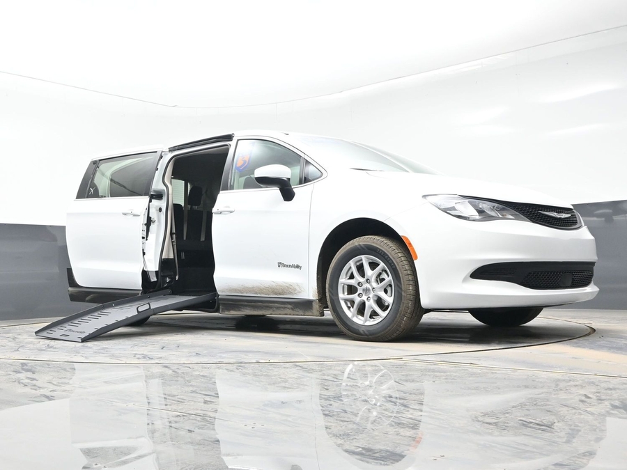 Used 2023 Chrysler Voyager LX - BraunAbility Side Entry Entry Fold Out Manual Ramp